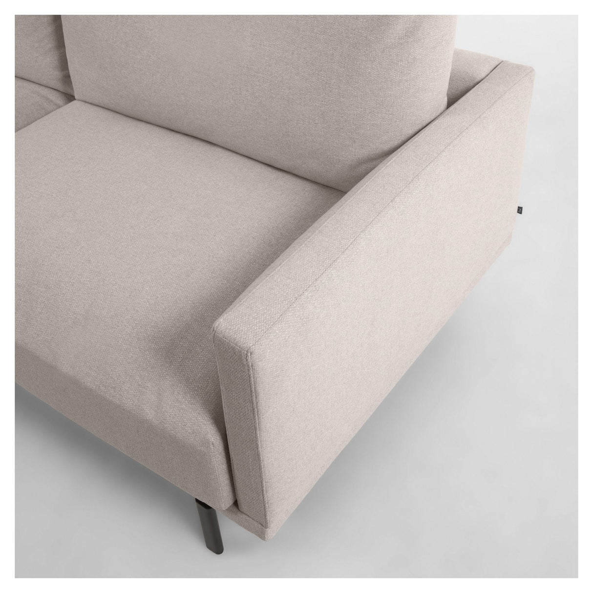 Galene 3-Pers. Soffa med höger ansikte schäslong, B254, Beige Chenille