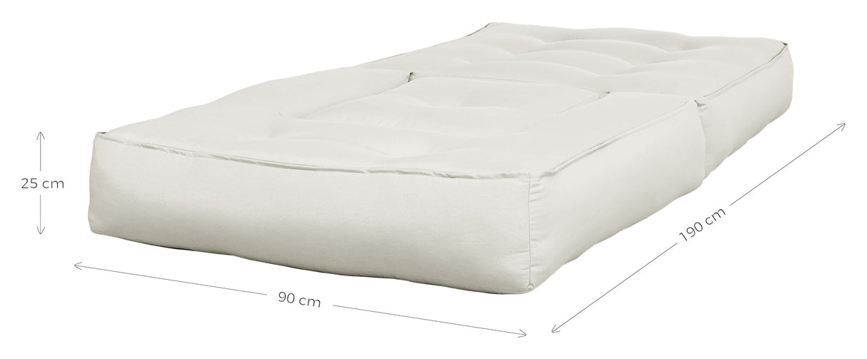 Kub futon, beige