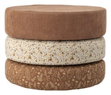 Jo Pouf, Brown, Cotton, Ø43