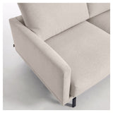 Galene 3-Pers. Soffa med vänsterläge schäslong, B194, Beige Chenille