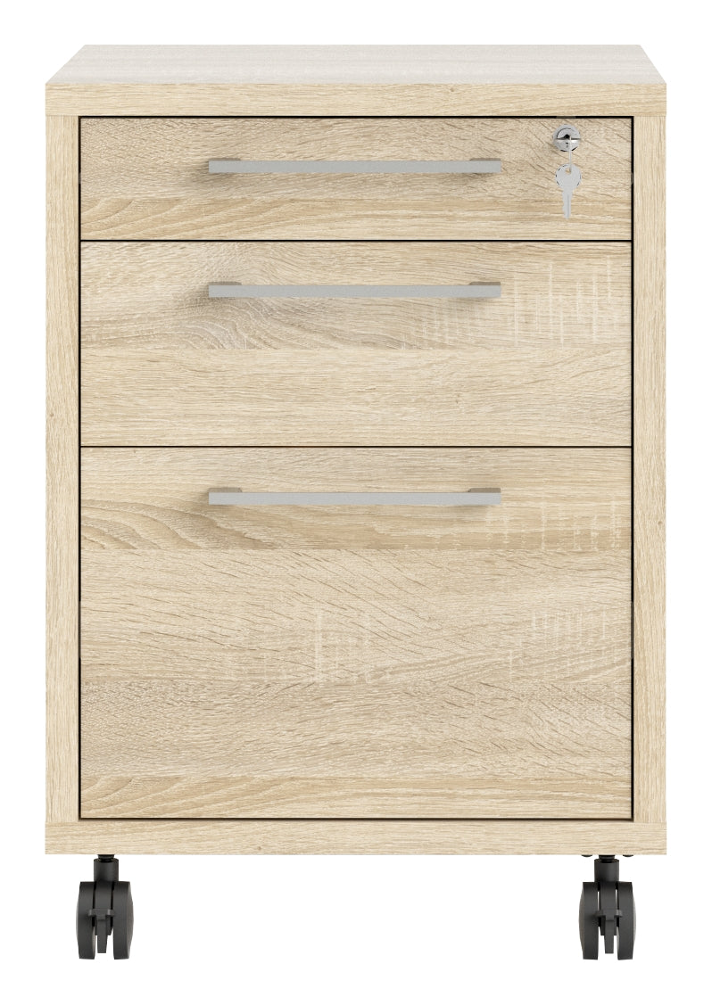 Prima Drawer Module - Light Wood w/3 Drawers