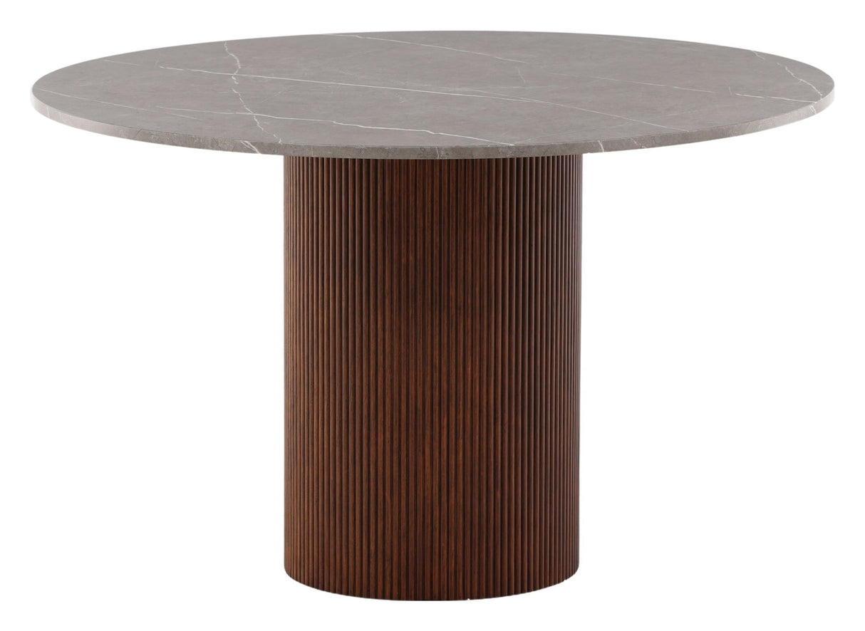 Austin Dining Table, MDF, Mocha, Ø120