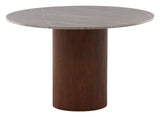 Austin Dining Table, MDF, Mocha, Ø120