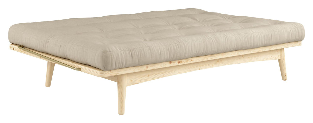 Folkbäddsoffa, tall/beige