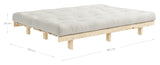 Karupdesign mager bäddsoffa, offwhite