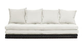 Chico futon soffa, offwhite w. Tatamimattor