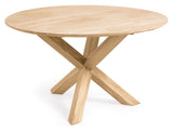 Teresinha Round Garden Table, Solid Teak, Ø150