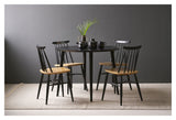 Woodman Cloyd Dining Table - Black, Ø100