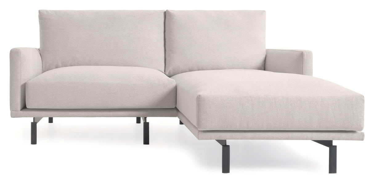 Galene 3-Pers. Soffa med höger ansikte schäslong, B214, Beige Chenille