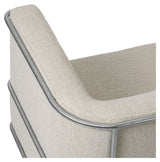 Modernistiska 2-Pers. Soffa, beige bouclé