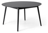 Meza Round Dining Table Ø135, Black/Ben Ash