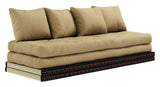 Chico futon soffa w. Tatamimattor, beige