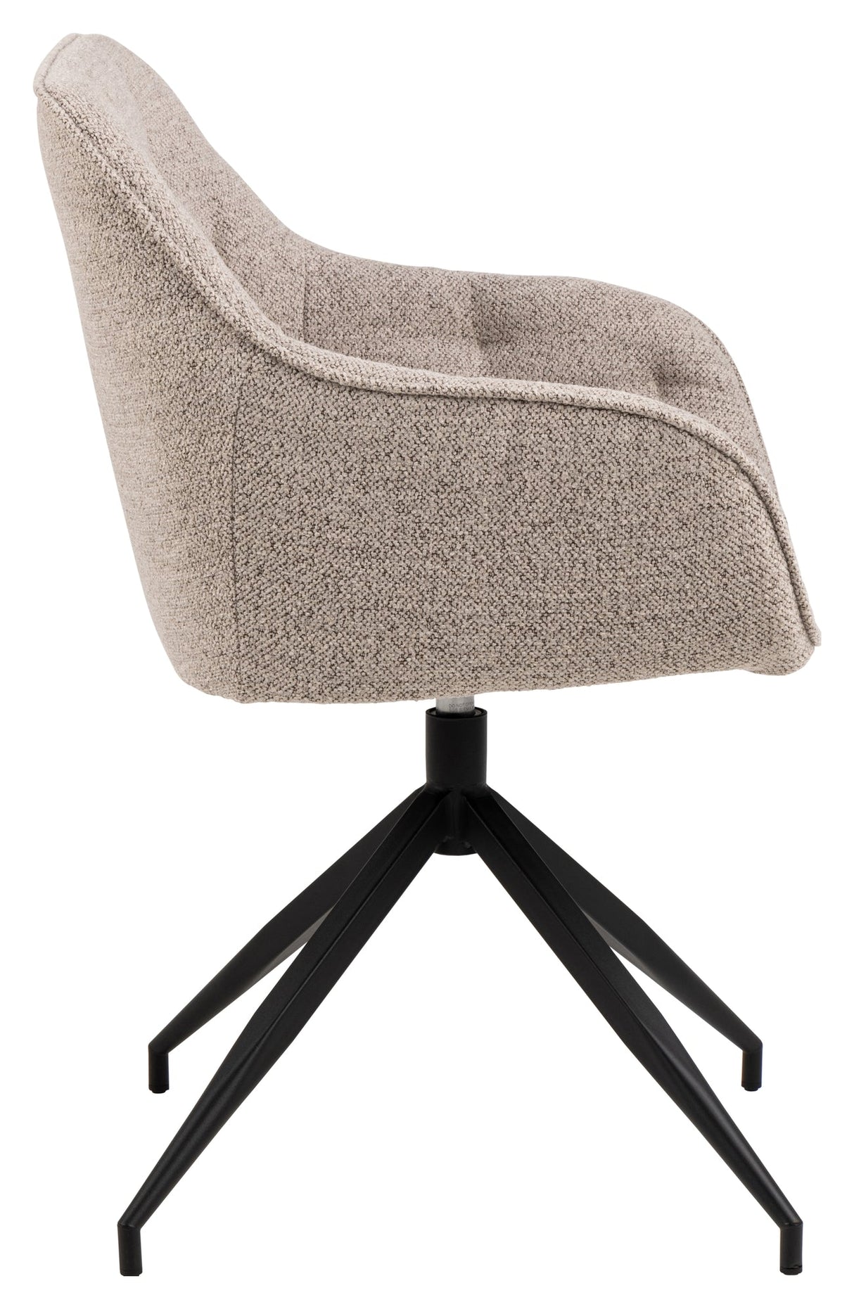 Brooke, matsstol med/armstöd - beige