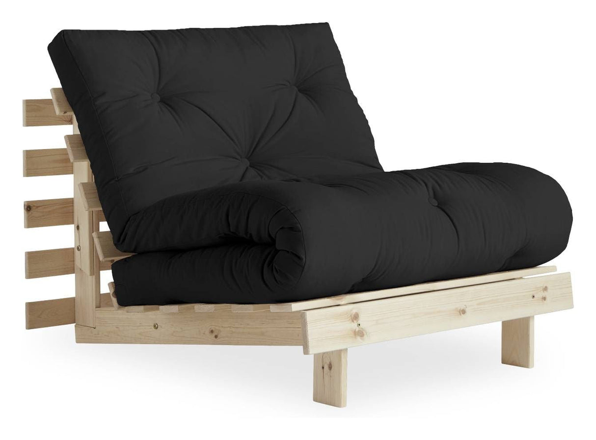 Rötter, bäddsoffa 90 cm, svart