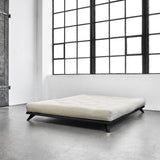 Senza Bed Frame, 160x200, svart