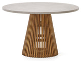 Alcaufar Round Table Grey, Ø 120 cm