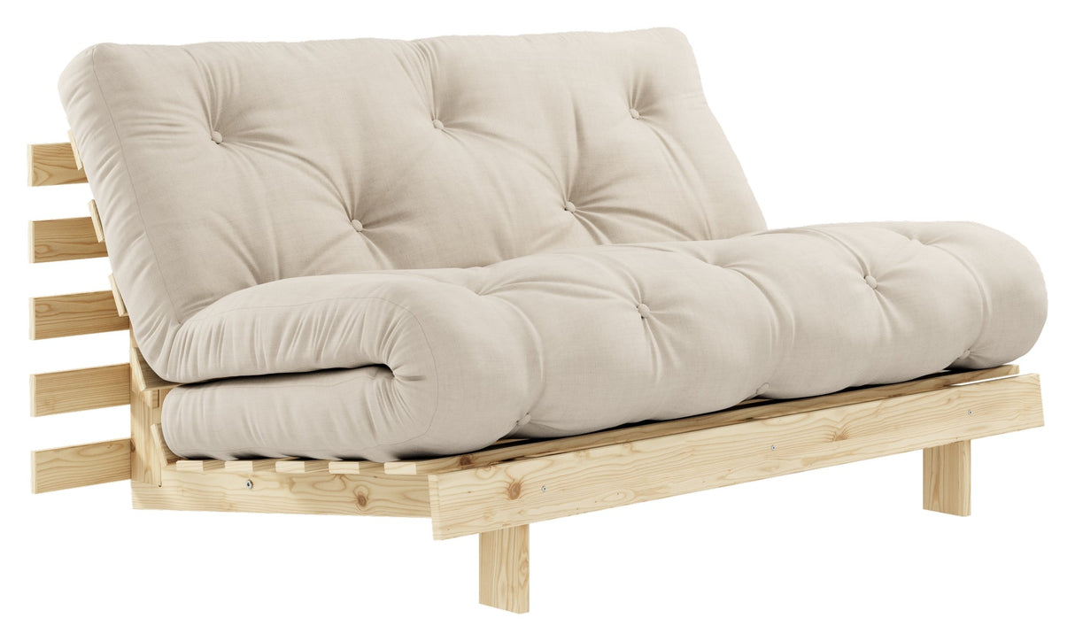 Rötter 140 bäddsoffa, beige