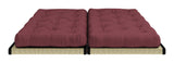 Chico Futon soffa, Bordeaux w. Tatamimattor