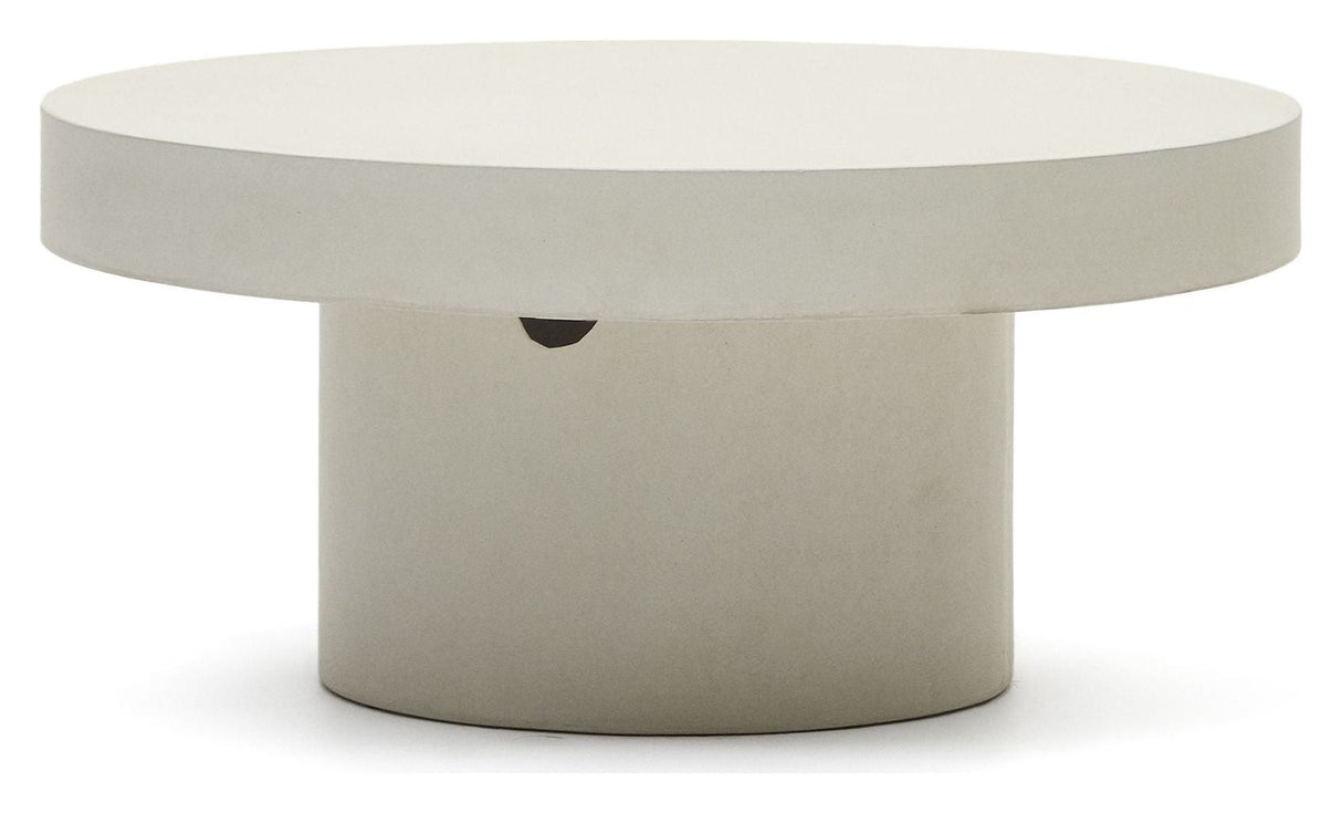 Aiguablava Round Lounge Table White, Ø90