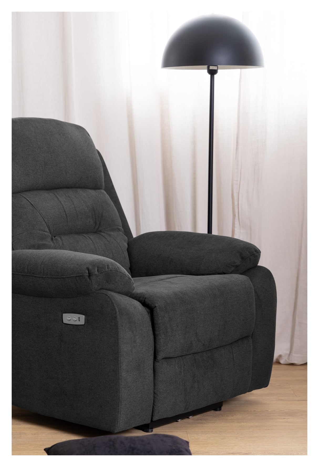 Vansbro, Recliner - Dark Grey