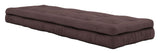 Spänne-up futon stol, brun