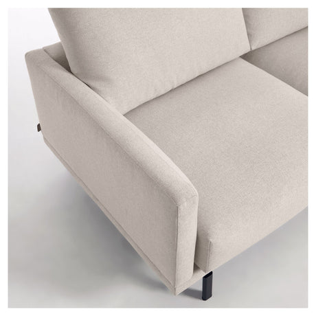 Galene 3-Pers. Soffa med höger ansikte schäslong, B194, Beige Chenille