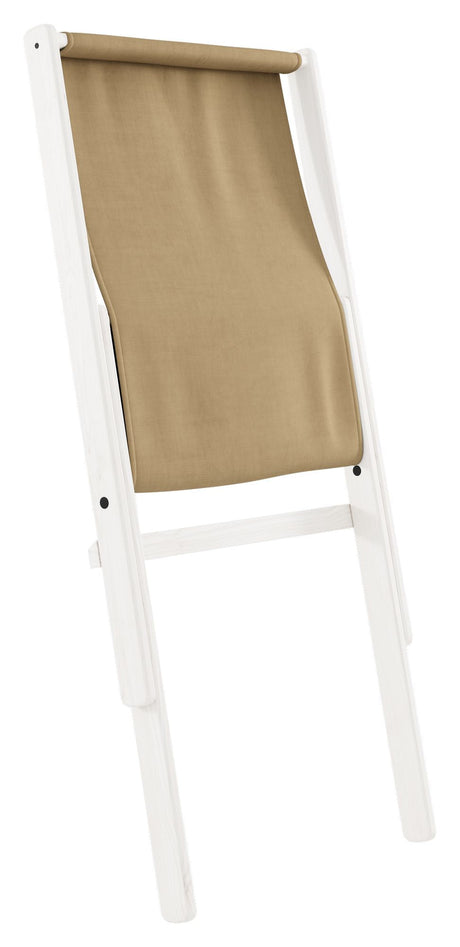 Boogie lounge stol, vete beige/vit