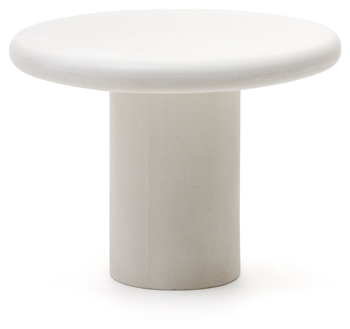 Addaia Round Table White Cement, Ø90 cm