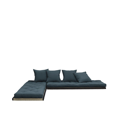 Chico Futon Soffa, Petroleum Blue w. Tatamimattor