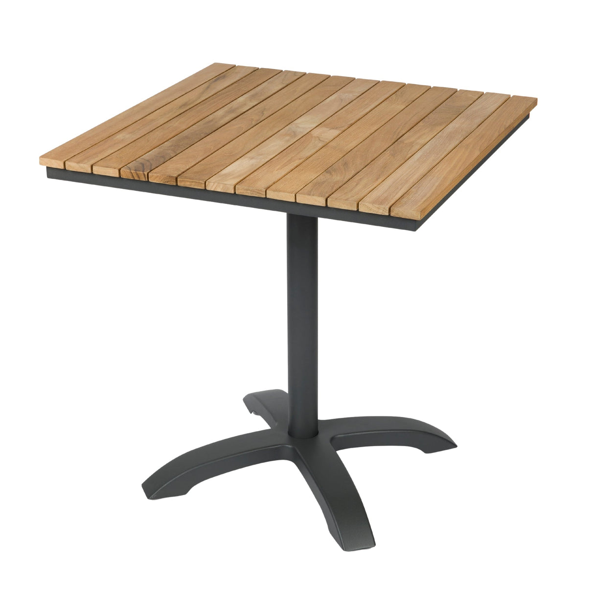 Mood Café Tabell 70x70cm, svart/ek