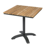 Mood Café Tabell 70x70cm, svart/ek