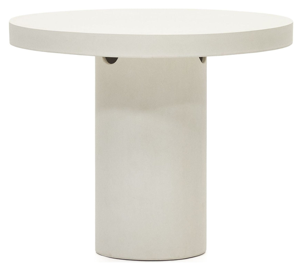 Aiguablava Round Garden Table White, Ø90