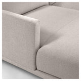 Galene 3-Pers. Soffa med höger ansikte schäslong, B254, Beige Chenille