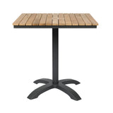 Mood Café Tabell 70x70cm, svart/ek