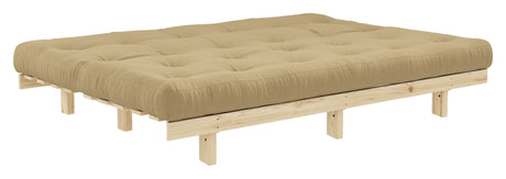 Mager bäddsoffa, tall/beige