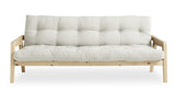 Grab Sovesofa 130x200, Fyrretret/Offwhite