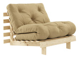 Rötter 90 bäddsoffa, tall/beige