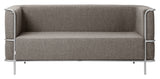 Modernistiska 2-Pers. Soffa, beige ull