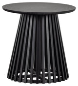 Slames High Side Table, Ø50, Black Pine