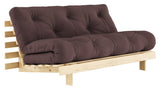 Rötter 160 bäddsoffa, tall/brun,