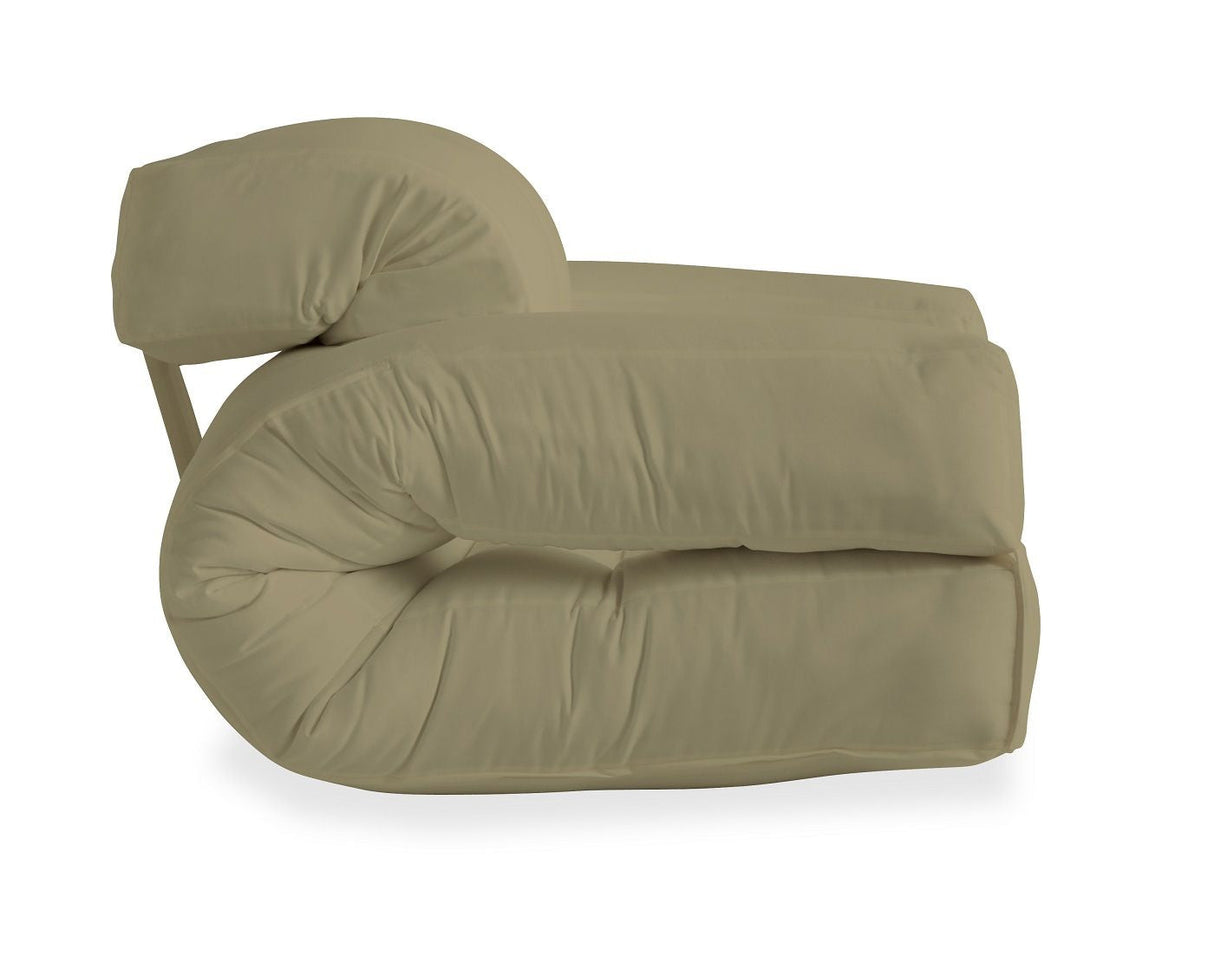 Hippo Out Futon Chair, Beige