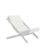 Boogie lounge stol, vit tall/off vit