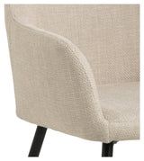 Lizzy, matsstol med/armstöd - beige