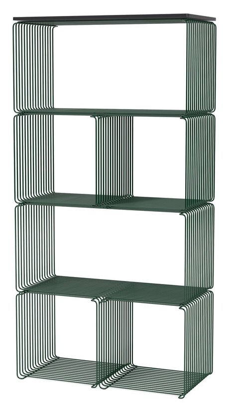 Panton Wire Wire Shelf Single, D18.8, Green