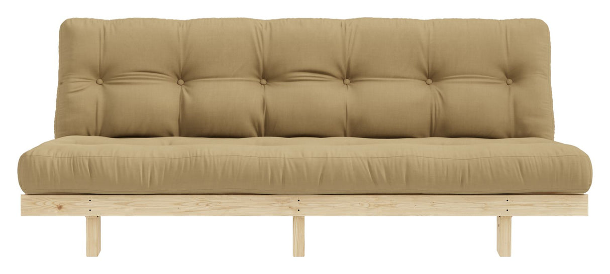 Mager bäddsoffa, tall/beige