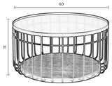 homii lance soffbord svart, Ø60