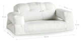 Hippo ut futon soffa, vit