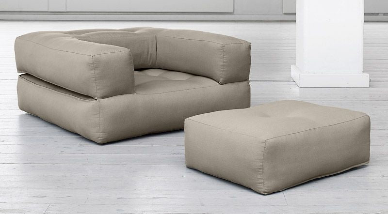 Kub futon, beige