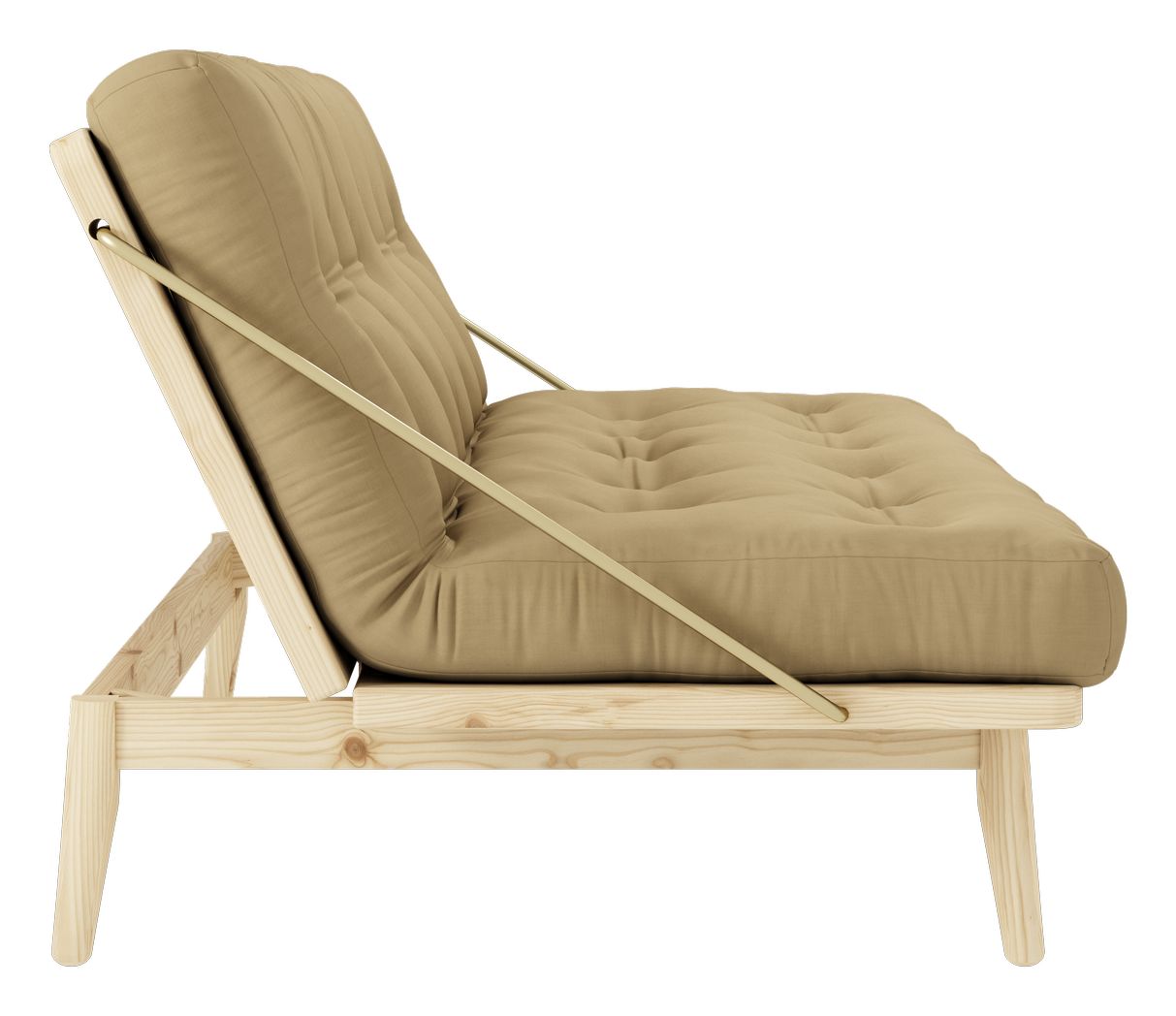 Folkbäddsoffa, tall/vete beige