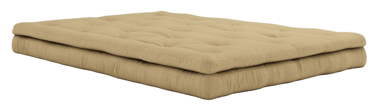 Spänne-up futon soffa, vete beige